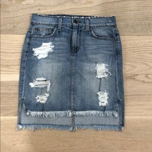 Joe’s High-Waisted Jean Skirt